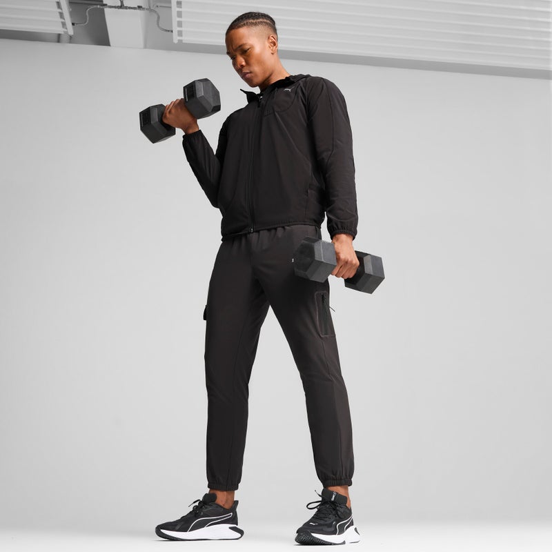 PUMA FLEX Woven Mens Black Jacket - Image 3